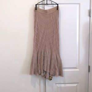 Free people trumpet skirt, asymmetrical hem
